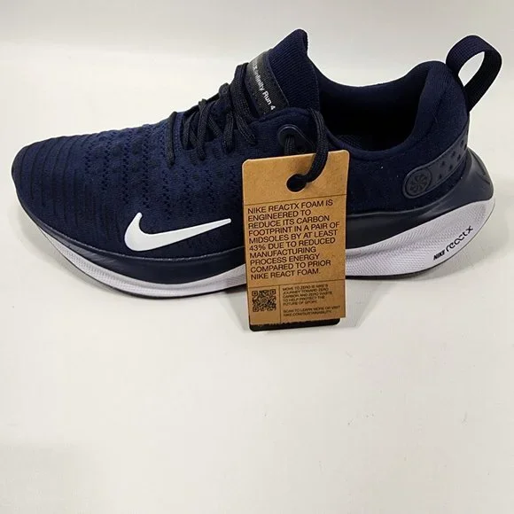 Nike ReactX Infinity Run 4 Low Navy Running Shoes Men's Size 9.5 DR2665-400 NWOB - Picture 6 of 13